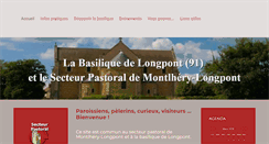Desktop Screenshot of basilique-de-longpont.fr
